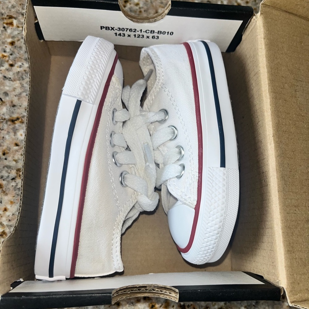 Baby White Converse